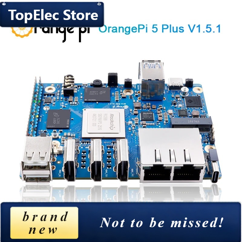 توب إلكتريك أورانج باي 5 بلس 1 - مراجعة Rk3588 Mini Pc Board وسعره