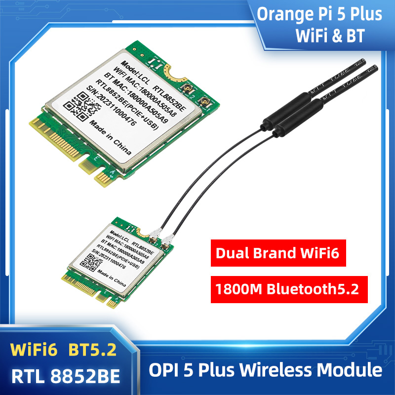 Orange Pi 5 Plus WiFi 6 + BT 5 - مراجعة Orange Pi 5 Plus 32Gb وسعره